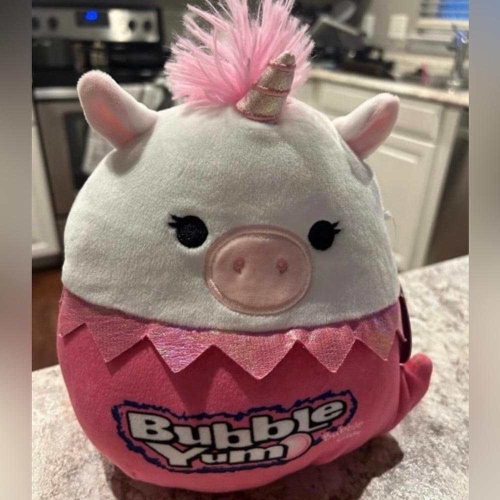 Squishmallows Aja the Alicorn 8" Stuffed Plush NWT Bubble Yum